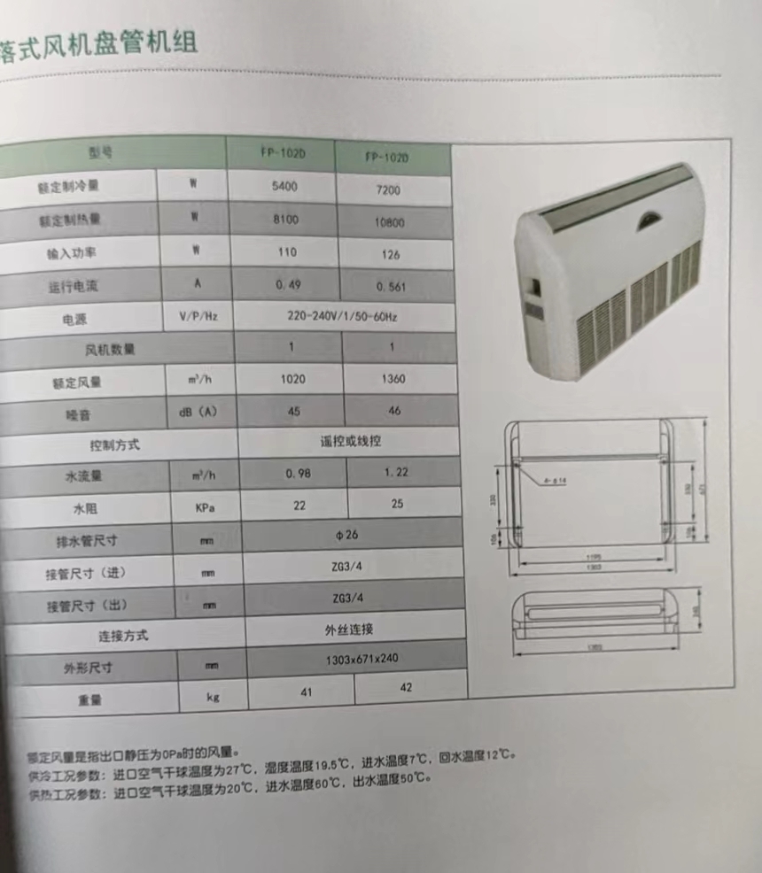 吊落式風機盤管,坐吊式空調(diào)器,生產(chǎn)廠家參數(shù)/規(guī)格(圖2) 吊落式風機盤管,坐吊式空調(diào)器,生產(chǎn)廠家參數(shù)/規(guī)格(圖2)